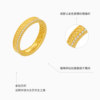 Chao Acer Starry Gold Diamond Ring Pure Gold Ring Hand Ornament Ancient Golden Wheat Ear Fruitful Birthday W
