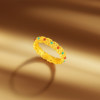 Chaohongji Zhenjin twelve-color gold ring solid gold ring ring bracelet bracelet ancient gold enamel hollow porphyrin