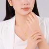 Trendy Acer high-gloss gold ring solid gold hand jewelry 5G adjustable flashing small sugar cube birthday gift pricing