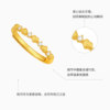 Trendy Acer royal gold diamond ring solid gold diamond ring hand ornaments inlaid with love ring for women birthday gift