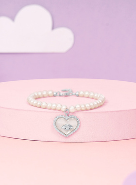 潮宏基三丽鸥s925库洛米银手链