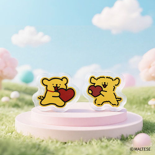 潮宏基线条小狗足金金币黄金投资金摆件包挂车挂钥匙扣情人节礼物 - 图2