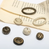 Ретро антикварный акриловый аксессуар ручной работы, серьги, аксессуары, материал