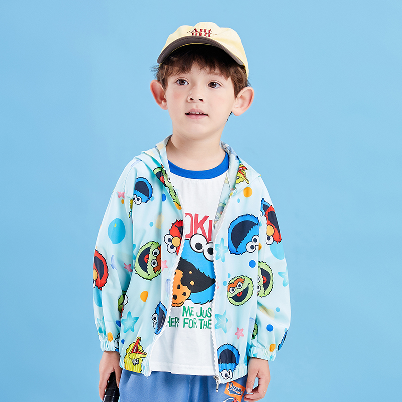 芝麻街儿童满印防晒衣夏季中小童皮肤衣夏季女童皮肤衣外套_呵护贝比童装_童装/婴儿装/亲子装-第4张图片-提都小院 芝麻街儿童满印防晒衣夏季中小童皮肤衣夏季女童皮肤衣外套_呵护贝比童装_童装/婴儿装/亲子装-第4张图片-提都小院