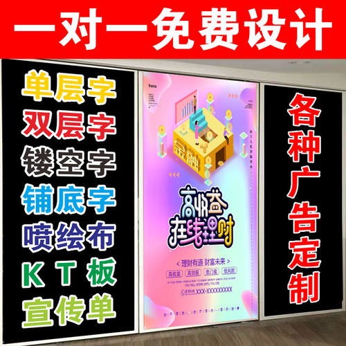 玻璃门窗贴纸字广告贴纸即时贴电脑刻字不干胶防撞条防水防晒腰线 - 图2