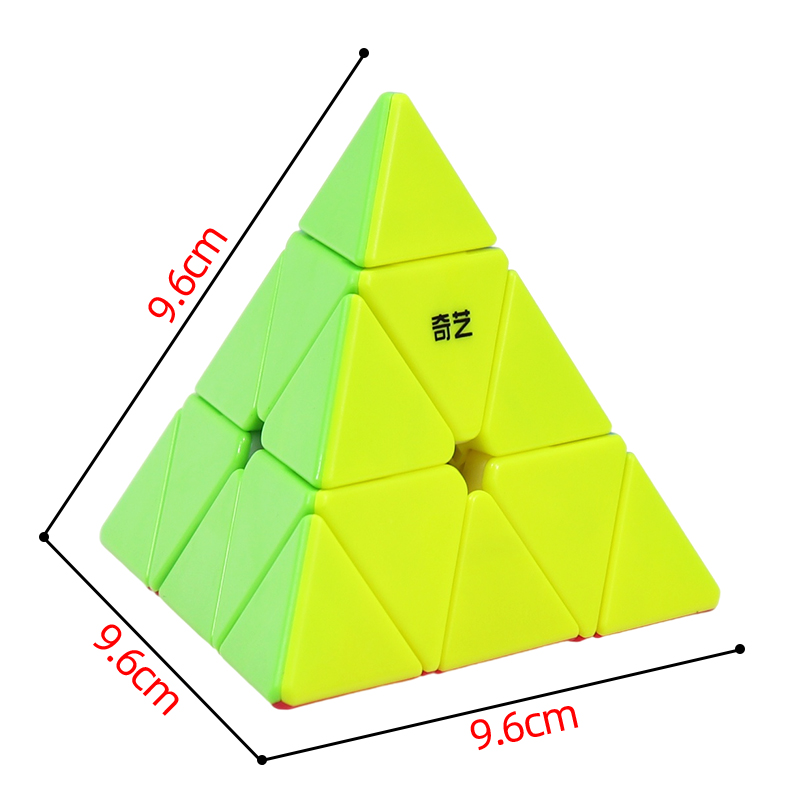 奇艺三阶金字塔魔方3阶实色三角比赛专用顺滑灵活儿童益智玩具 - 图2