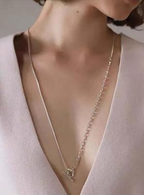 日本小众！多种戴法~小众又特别~松本惠奈设计感双层项链可调节