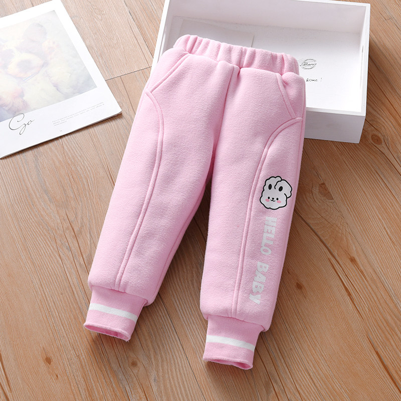 女童加绒裤子冬款童装外穿保暖宽松儿童休闲运动长裤加厚宝宝棉裤,淘宝优惠券,粉丝福利购,淘宝优惠卷