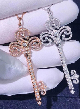 纯银爱心时尚烟花吊坠项链