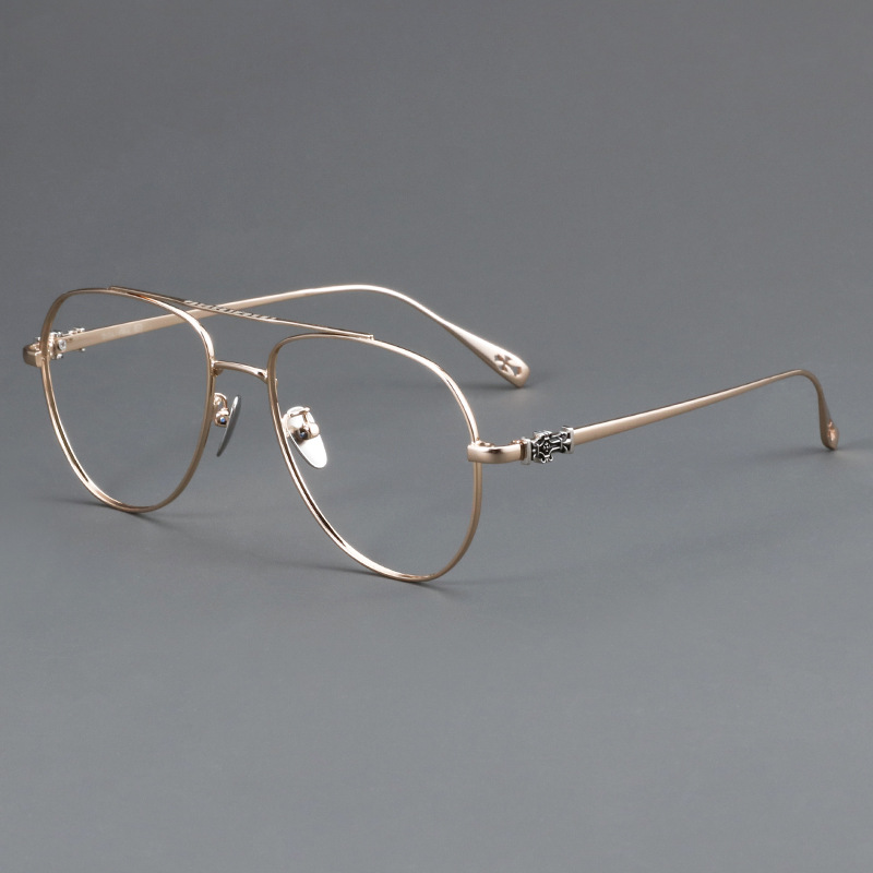 匠心手造超轻纯钛近视眼镜框男防蓝光有度数可配度数丹阳眼镜架批