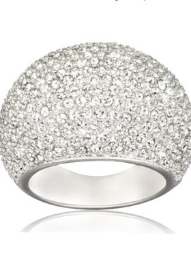 欧美风镶锆石女士款饰品现货戒指