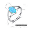 Simple style all-over S925 sterling silver inlaid with imported opa