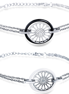 钛钢女士不褪色现货手环