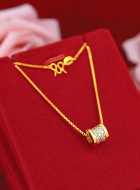 日韩风路路通微镶钻现货吊坠新品