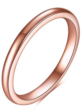 新款欧美跨境ins钛钢戒指简约多色2MM不锈钢指环个性百搭情侣戒指