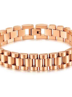 新款欧美亚马逊时尚12MM电镀多色不锈钢表带手链表带手链热卖