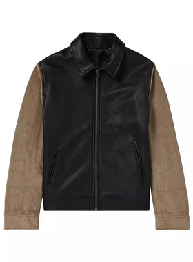 男人气质原生态复古秋冬皮质外套