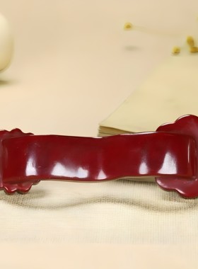 朱砂吉祥如意摆件大六字真言如意流苏乔迁结婚新房礼物挂