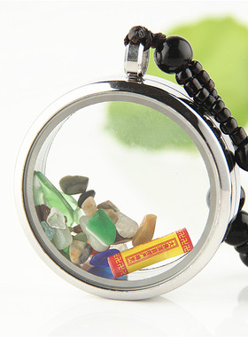 结缘透明钛钢可打开嘎乌盒