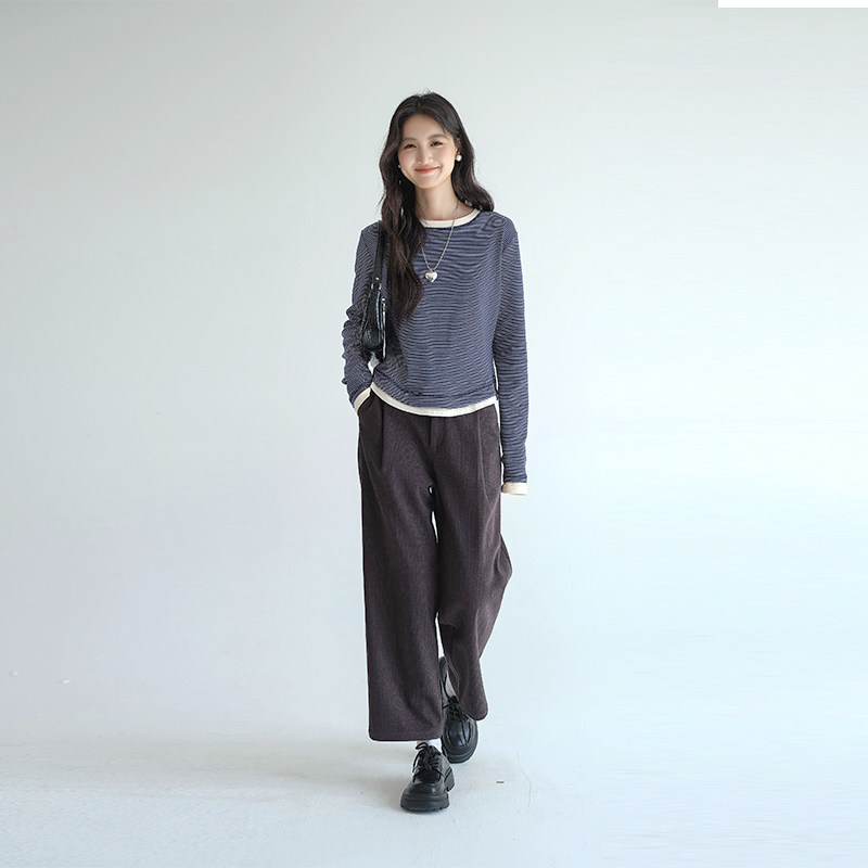 【清仓特惠】大码女装宽松垂坠感休闲裤胖mm春新款直筒高腰九分裤,淘宝优惠券,粉丝福利购,淘宝优惠卷