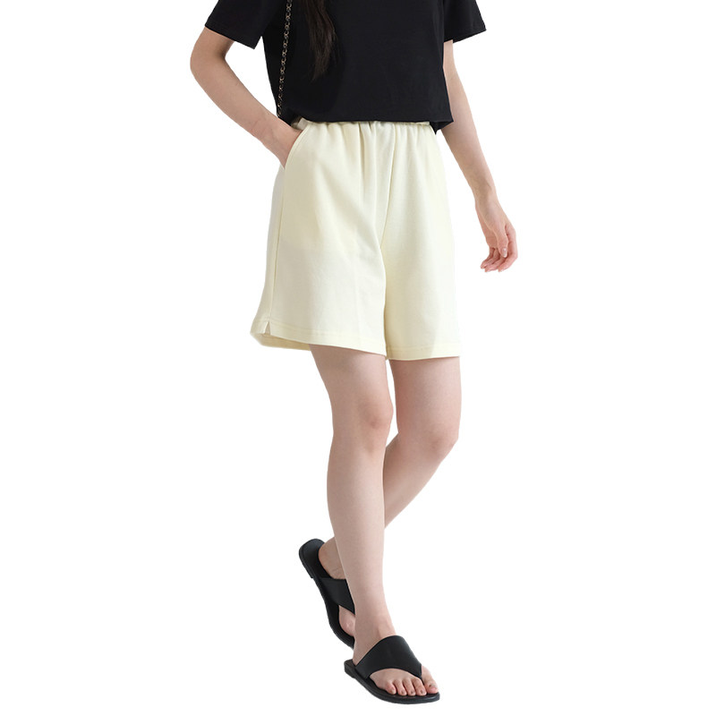 蓝若水大码女装休闲舒适宽松运动短裤2026夏装新款韩版高腰直筒裤,淘宝优惠券,粉丝福利购,淘宝优惠卷