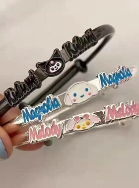 kt猫猫手链女学生卡通纯银手镯