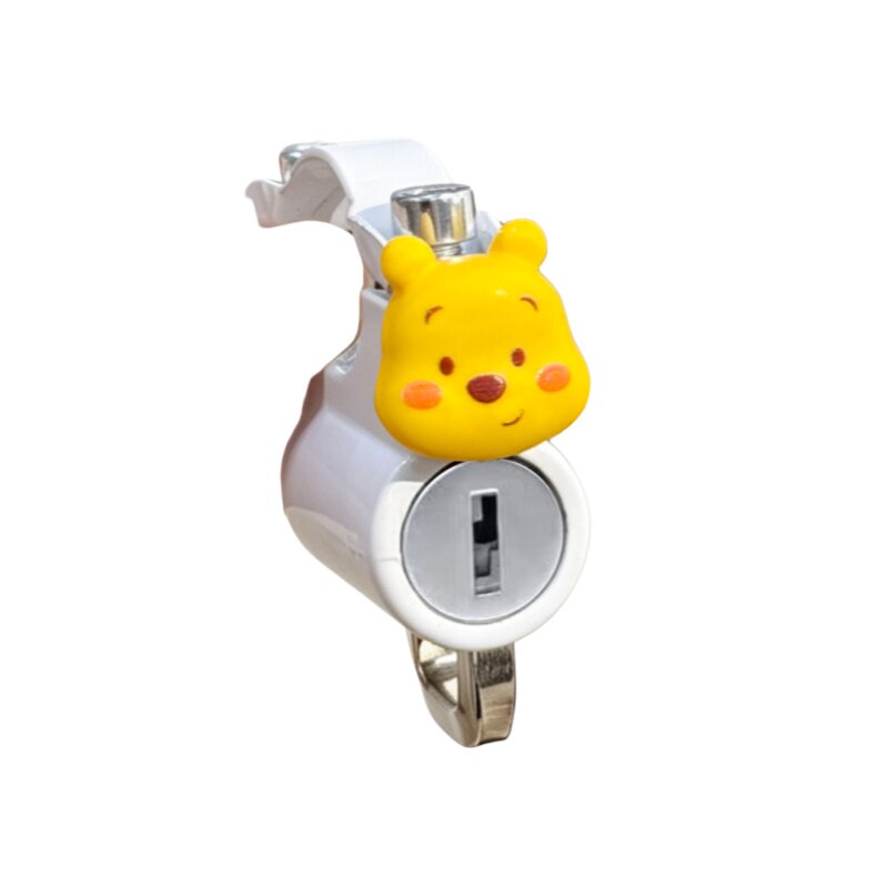 Electric vehicle helmet lock anti-theft key lock cute sponge