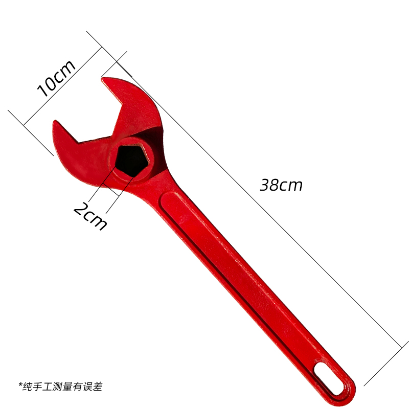 标准消防扳手室外消火栓扳手加厚铸钢扳手地上扳手-图2