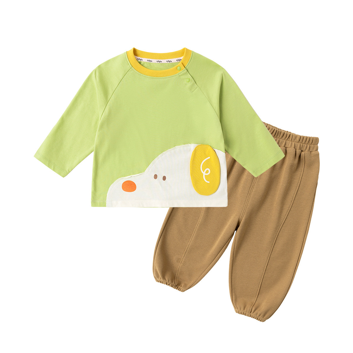 嘟嘟家宝宝休闲套装秋季男童裤子女宝卡通长袖T恤儿童秋装两件套,淘宝优惠券,粉丝福利购,淘宝优惠卷