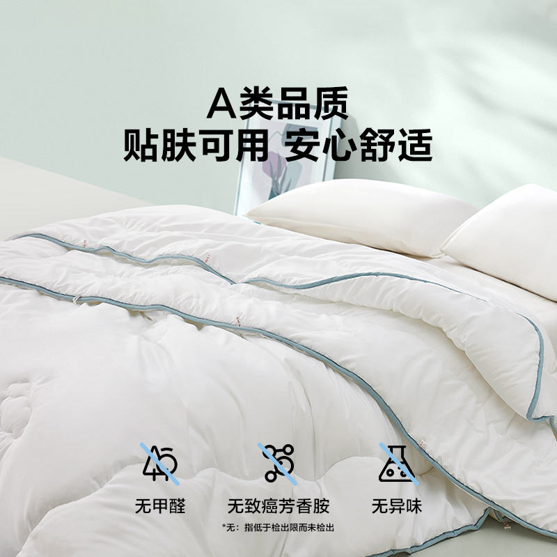 LOVO乐蜗春秋被子被芯二合一负离子纤维被加厚冬被双人