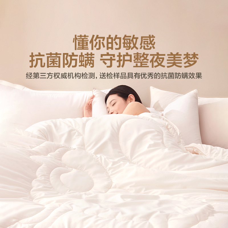 罗莱家纺LOVO乐蜗澳进口100%羊毛被子加厚冬被春秋被保暖宿舍被芯