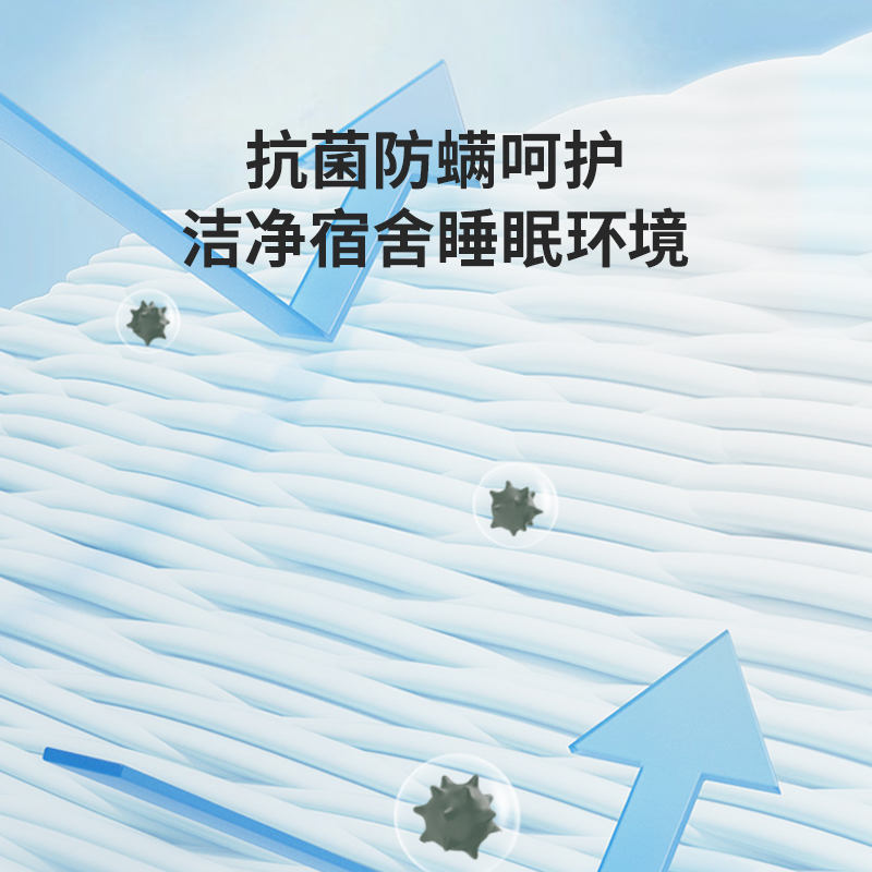 罗莱生活LOVO乐蜗学生宿舍专用单人床垫垫被床褥榻榻米租房软垫子