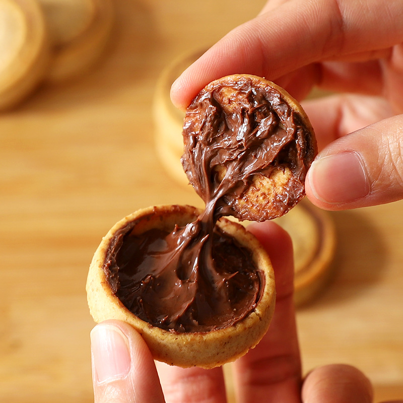 nutella biscuits 德国进口费列罗能多益爱心榛子巧克力夹心饼干 - 图0
