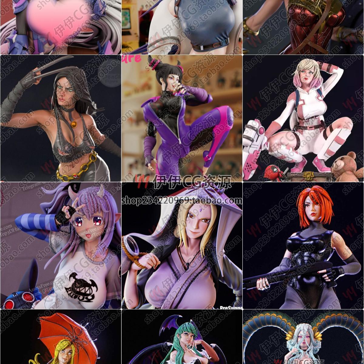 【持续更新】Peach Figure工作室合集3D打印文件STL高精手办模型 - 图2