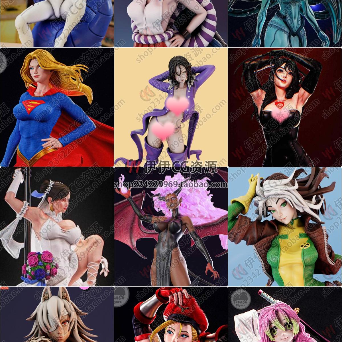 【持续更新】Peach Figure工作室合集3D打印文件STL高精手办模型 - 图0