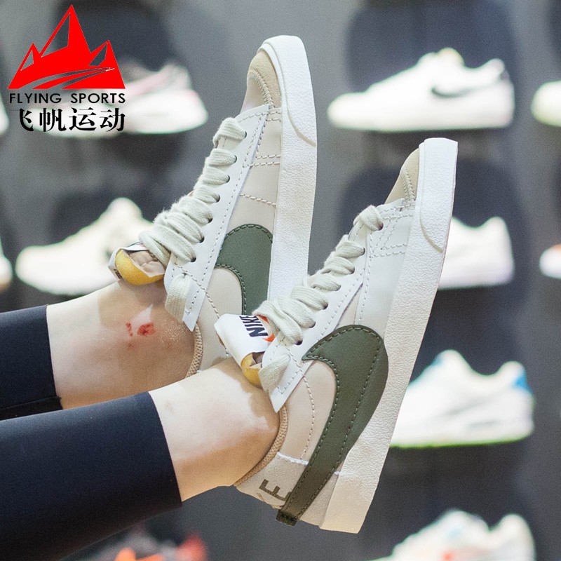 NIKE耐克女鞋2022秋BLAZER 77开拓者低帮透气休闲板鞋 DQ1470-105-图0