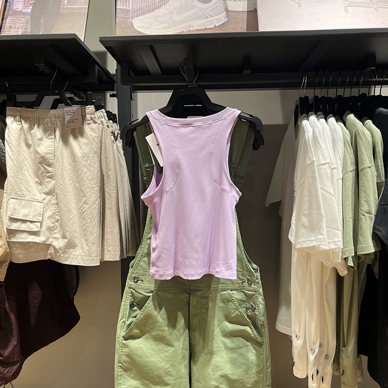 Футболка Nike, летняя, быстрая сушка дышащая майка для тренинга без рукавов, облегающая