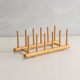 Bowl rack wooden museum book rack tea cake