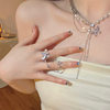 Shining Princess ~ Pearl Butterfly Necklace 2026 New Women's Light Luxury Niche Ring High-end Design Necklace