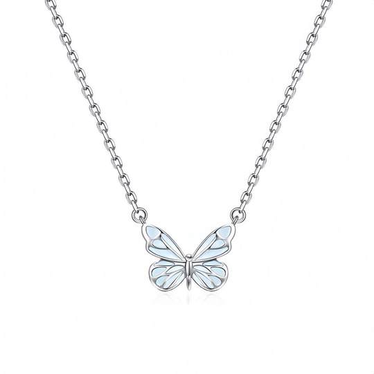 Titanium Steel Butterfly Necklace Women's Simple Light Luxury Fashion New Style