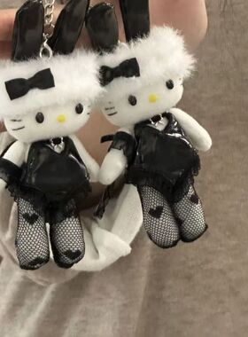 可爱兔女郎hellokitty猫黑色系