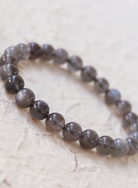 新中式原创天然银月光石手链