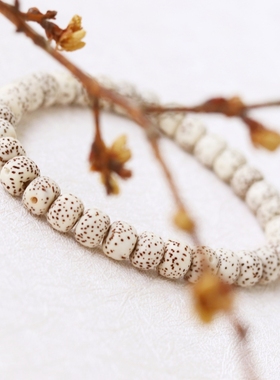 天然海南星月菩提原籽真正的菩提手串复古文艺男女款手链小众简约