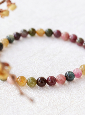 女碧玺民族风细手链手串原创设计