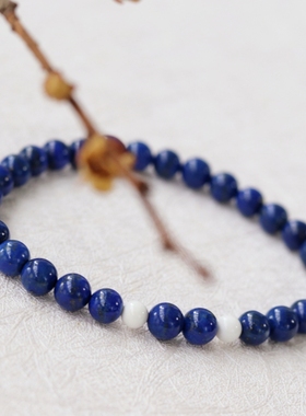 青金石原创设计手串手链天然小众