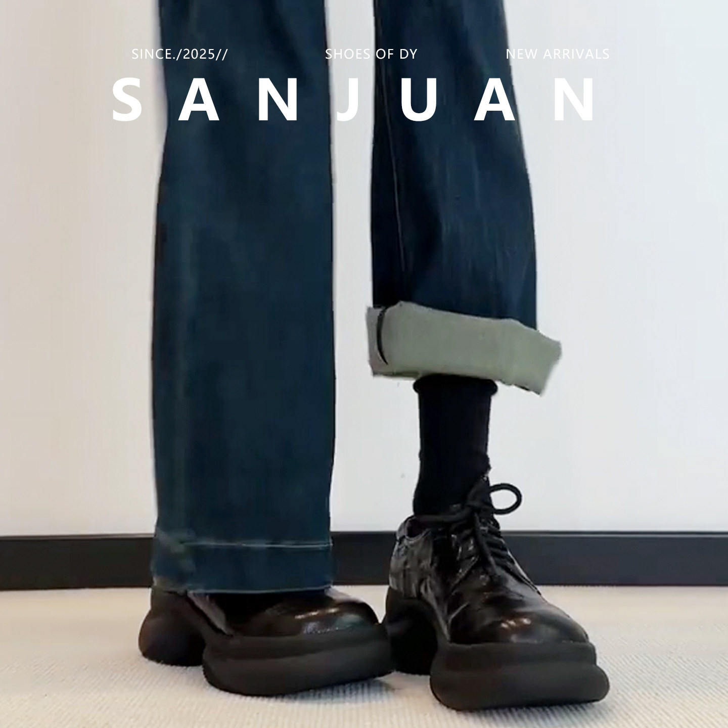 【三卷】2025秋冬新款圆头系带复古小皮鞋女厚底粗跟百搭深口单鞋,淘宝优惠券,粉丝福利购,淘宝优惠卷