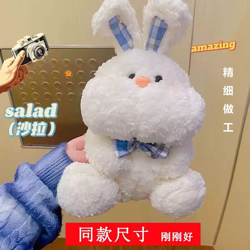 当我飞奔向你同款录音娃娃表白公仔道歉玩偶女生生日礼物抱枕兔子