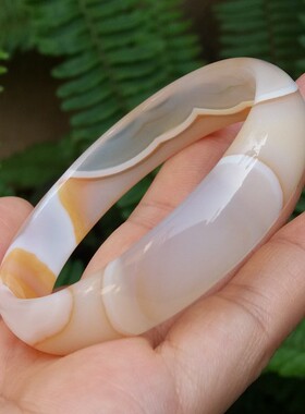 巴西纯天然玛瑙手镯中式百搭少女