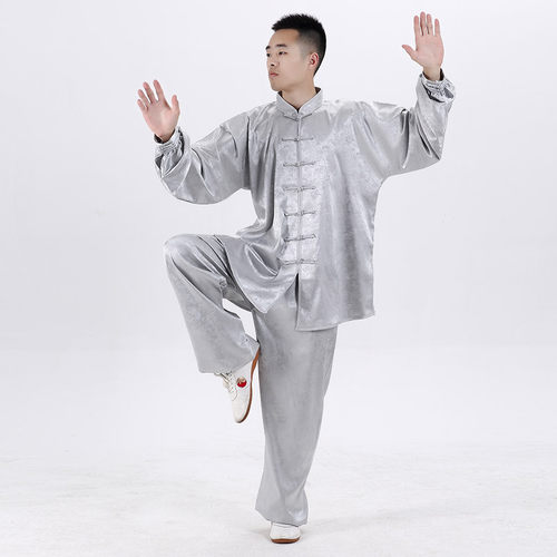 断码清仓极服龙纹太极拳服装武术练功表演服裤晨练服男女包邮宏极 - 图2