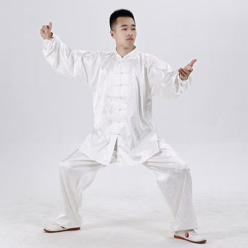 断码清仓极服龙纹太极拳服装武术练功表演服裤晨练服男女包邮宏极 - 图0